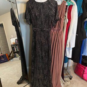 Black & Silver Shimmer Gown